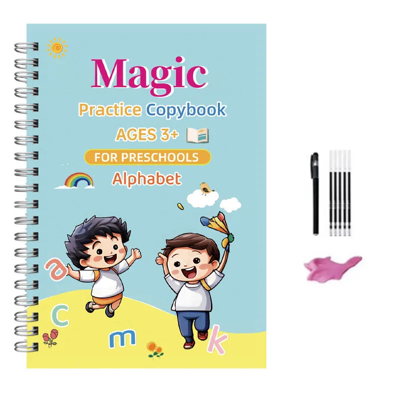 Sank Magic Practice Copybook Pen Preschools Kids Calligraphy English