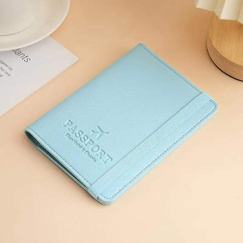Waterproof PU Leather Passport Holder & Travel Wallet