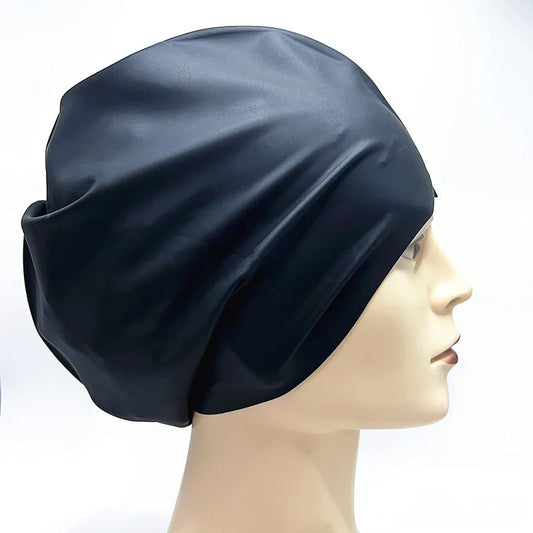 Large Silicone Swim Cap for Long Hair – Anti-Slip Waterproof Silicone Swim Cap Peaceful Pleasures Health and Wellness