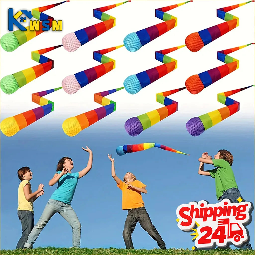 Rainbow Meteor Ball Set 1–20 PCS | Soft Tail Throwing Catching Toy