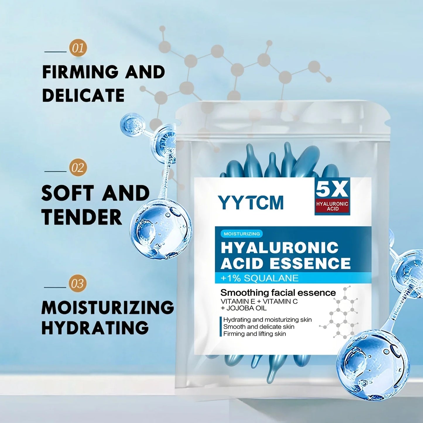 Hyaluronic Acid Capsule Essence – Deep Moisturizing, 30 Caps