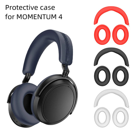 1Set for MOMENTUM 4 Headphone Protective Cover Headbeam Protection Cover Silicone Sleeve Anti Drop Case Peaceful Pleasures Health and Wellness