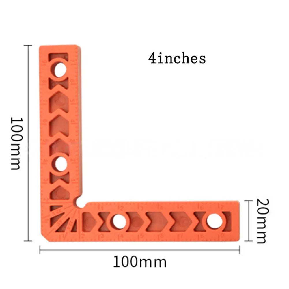 90° Aluminum Right Angle Clamp – L-Shaped Woodworking Tool