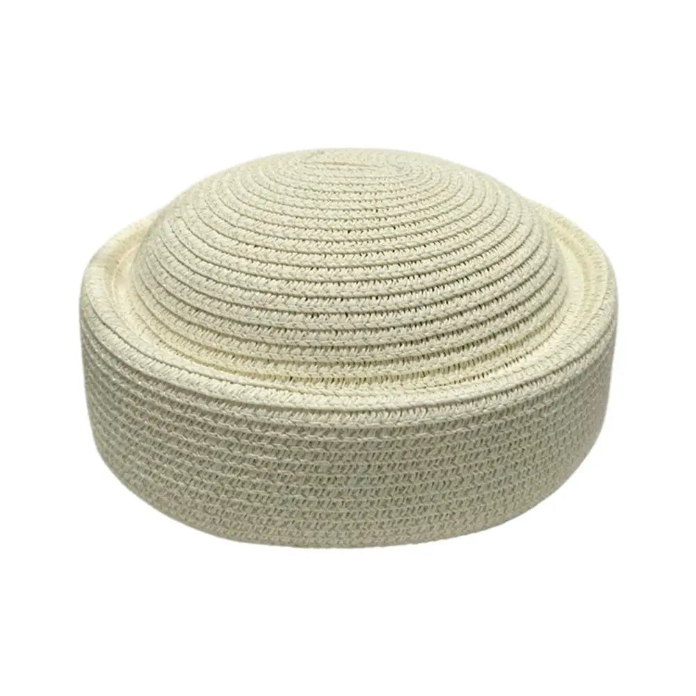 Women's French Retro Straw Sun Hat – Breathable Beach Beret
