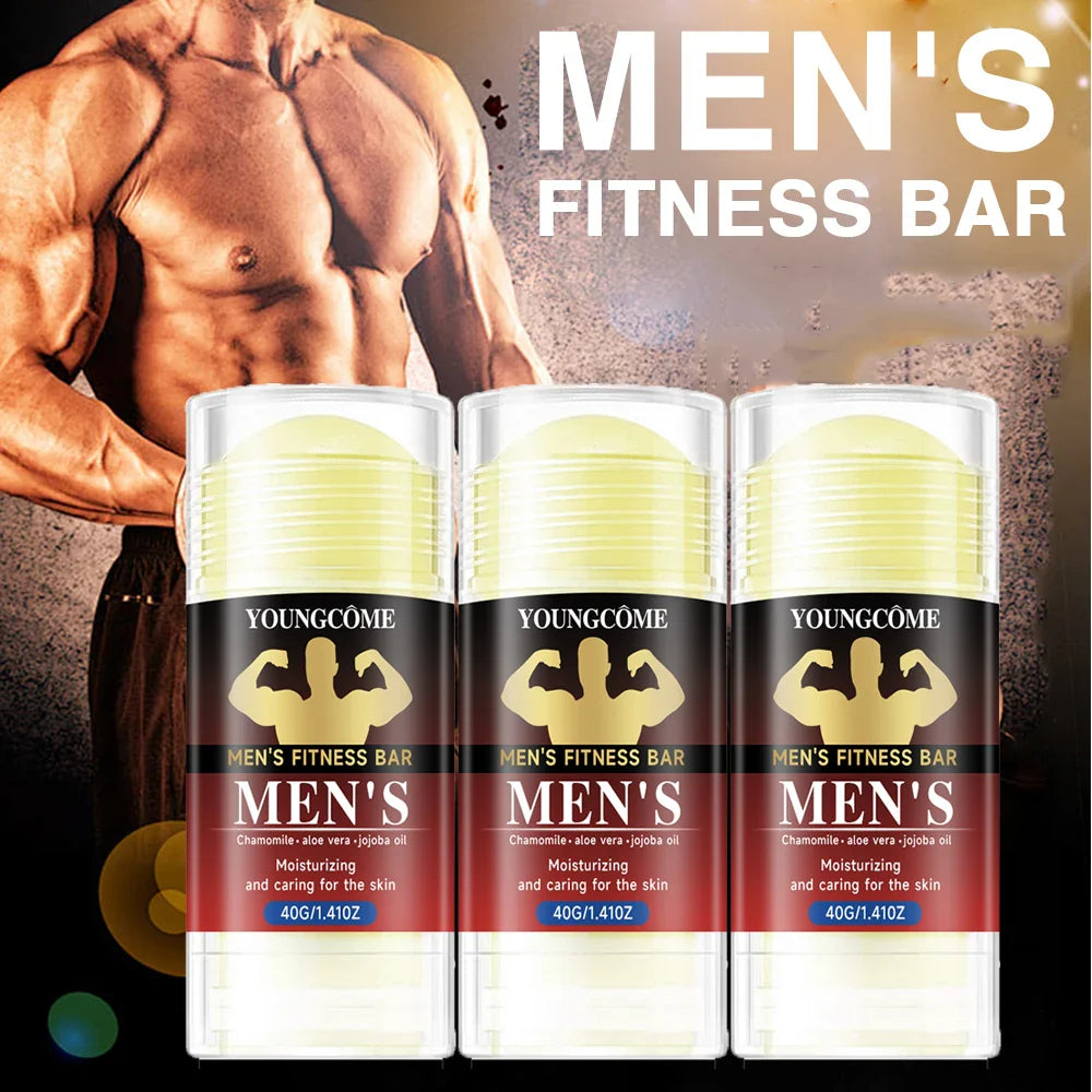 YOUNGCOME Men's Gym Skincare Bar – 72H Odor Control & Niacinamide