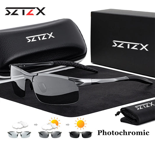 SZTZX Photochromic Polarized Sport Sunglasses UV400 Cycling Polarized Sport Sunglasses Peaceful Pleasures Health and Wellness