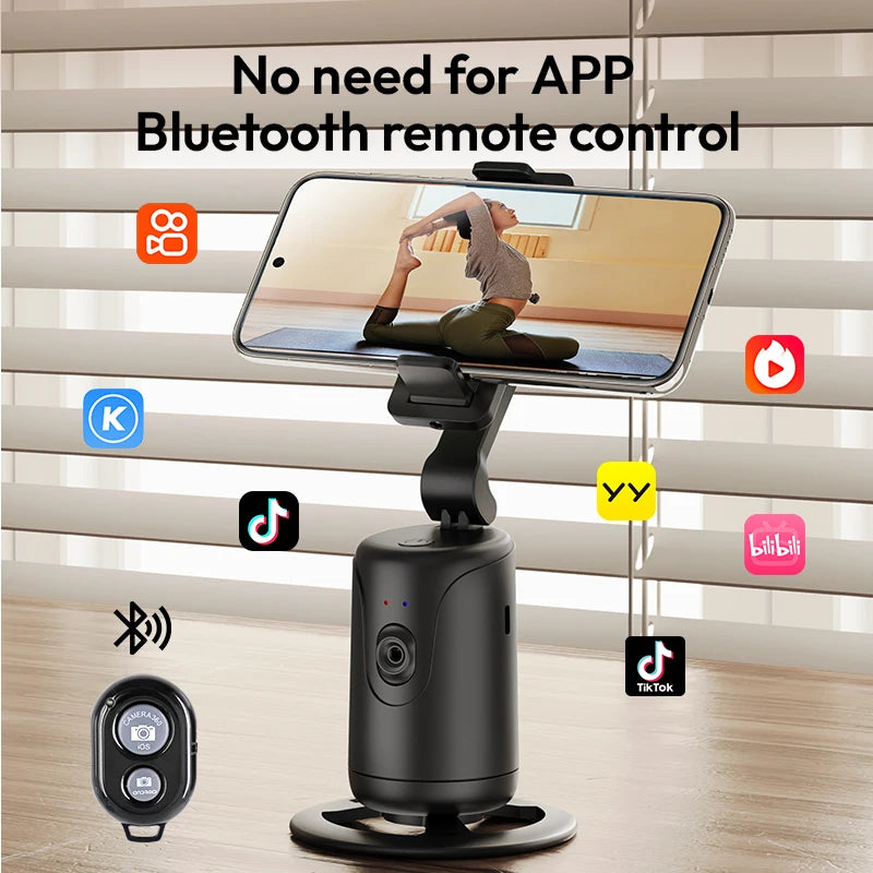 YT20 Auto Tracking Phone Gimbal – 360° Foldable Selfie Mount Peaceful Pleasures Health and Wellness