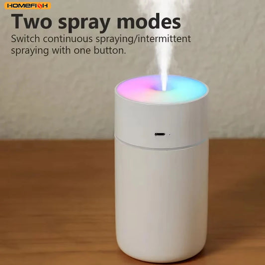 HOMEFISH Mini Portable USB Rechargeable Aroma Humidifier & Diffuser Portable Aroma Humidifier Peaceful Pleasures Health and Wellness