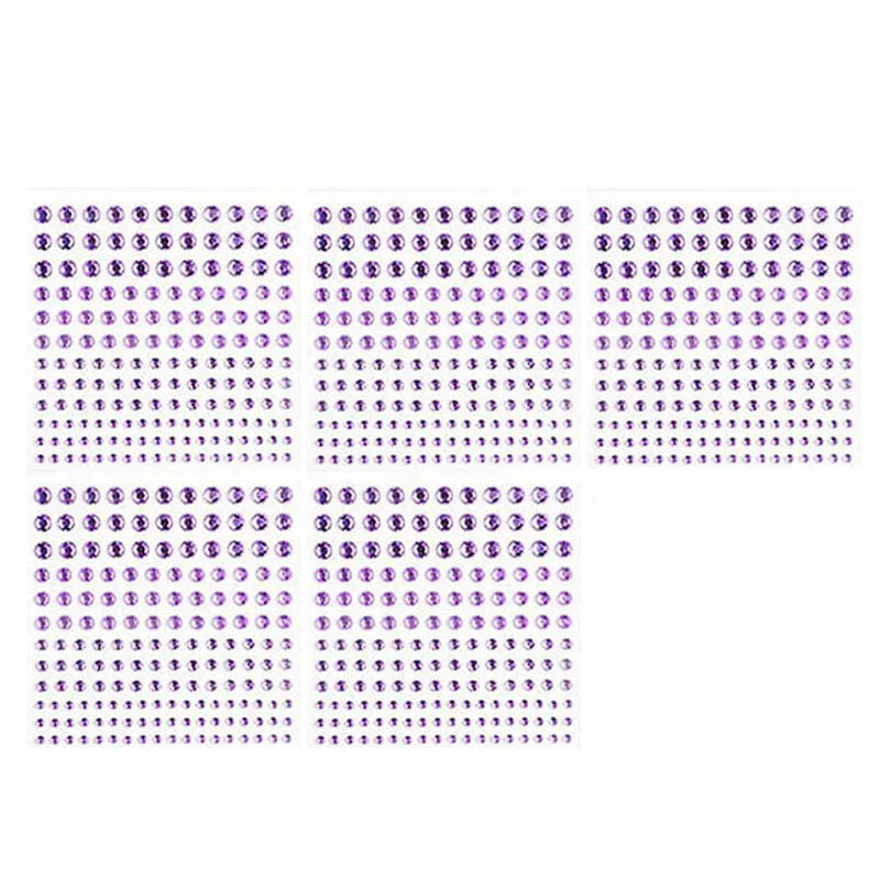 Self Adhesive Rhinestone Gem Stickers Face Nail Body Makeup Festival