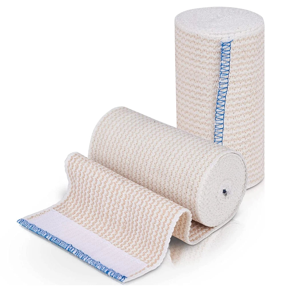 2 Roll Elastic Compression Bandage Wrap - Premium Quality with Self-Closure, Athletic Sport Support Tape Rolls for Ankle, Wrist Peaceful Pleasures Health and Wellness