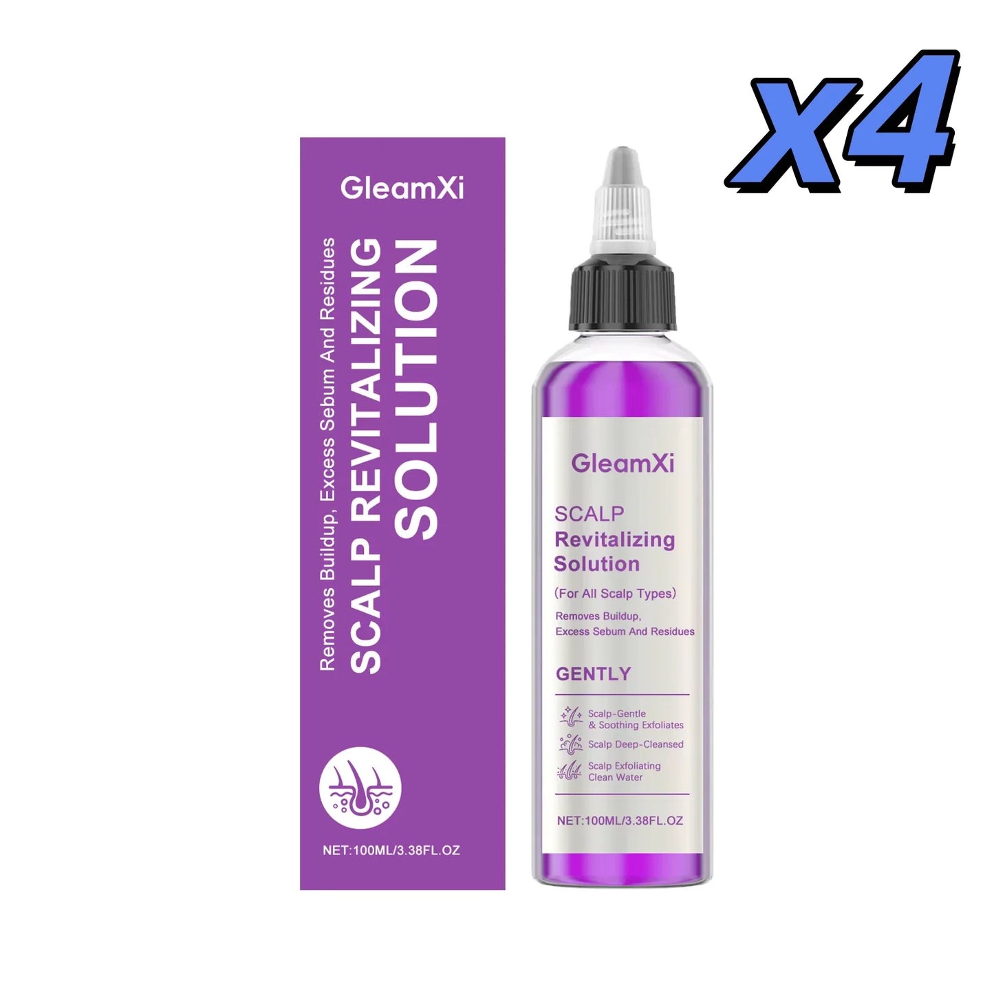 Gleamxi Scalp Cleansing Shampoo – Dandruff & Oil Control