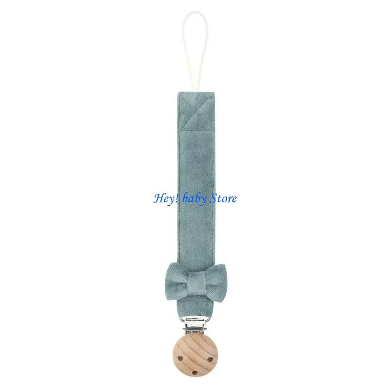 Bowknot Baby Pacifier Clip Chain | Infant Teether Strap