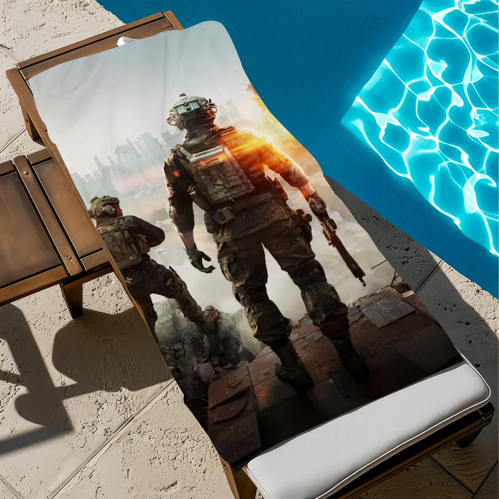 Battlefield 6 Quick Dry Beach Towel | Travel, Gym & Camping
