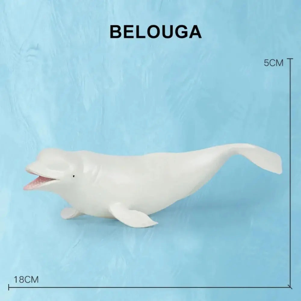 PVC Ocean Animal Figurines – Shark & Whale Sea Life Toys