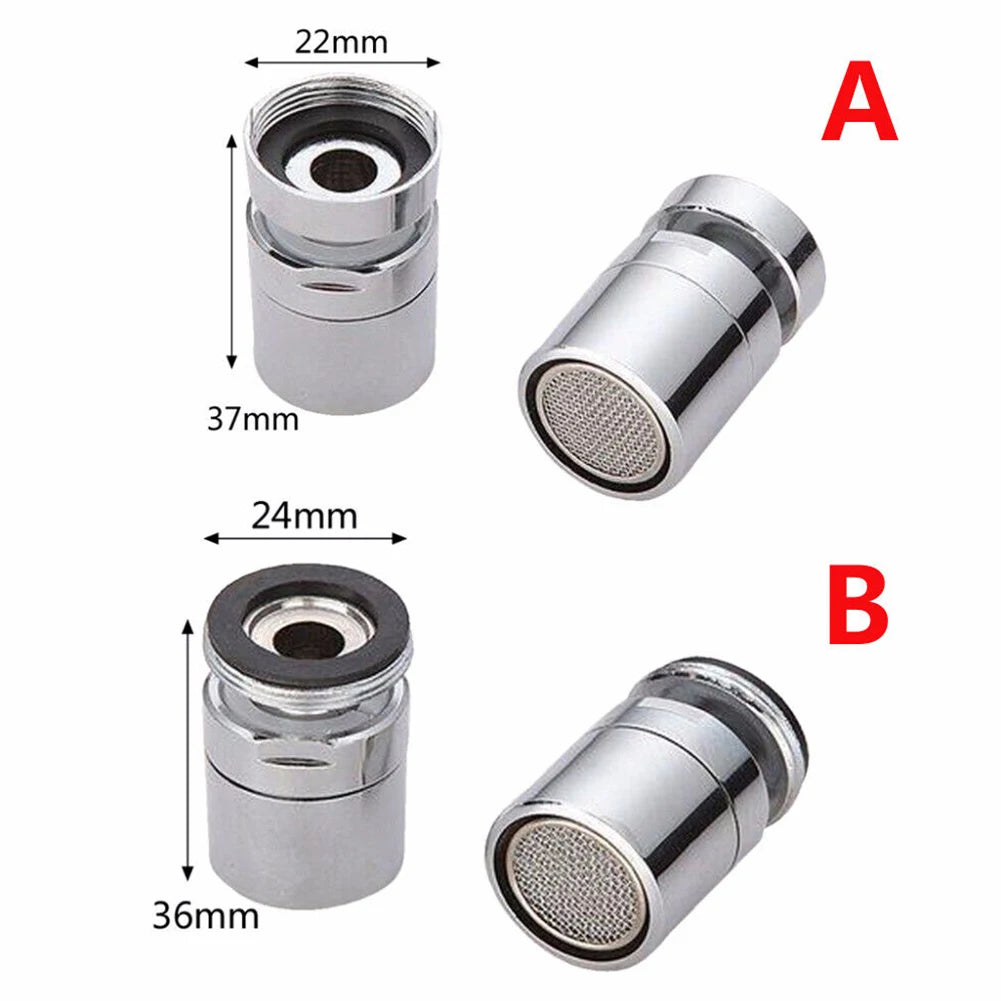 360° Swivel Faucet Aerator – Water-Saving Brass Nozzle