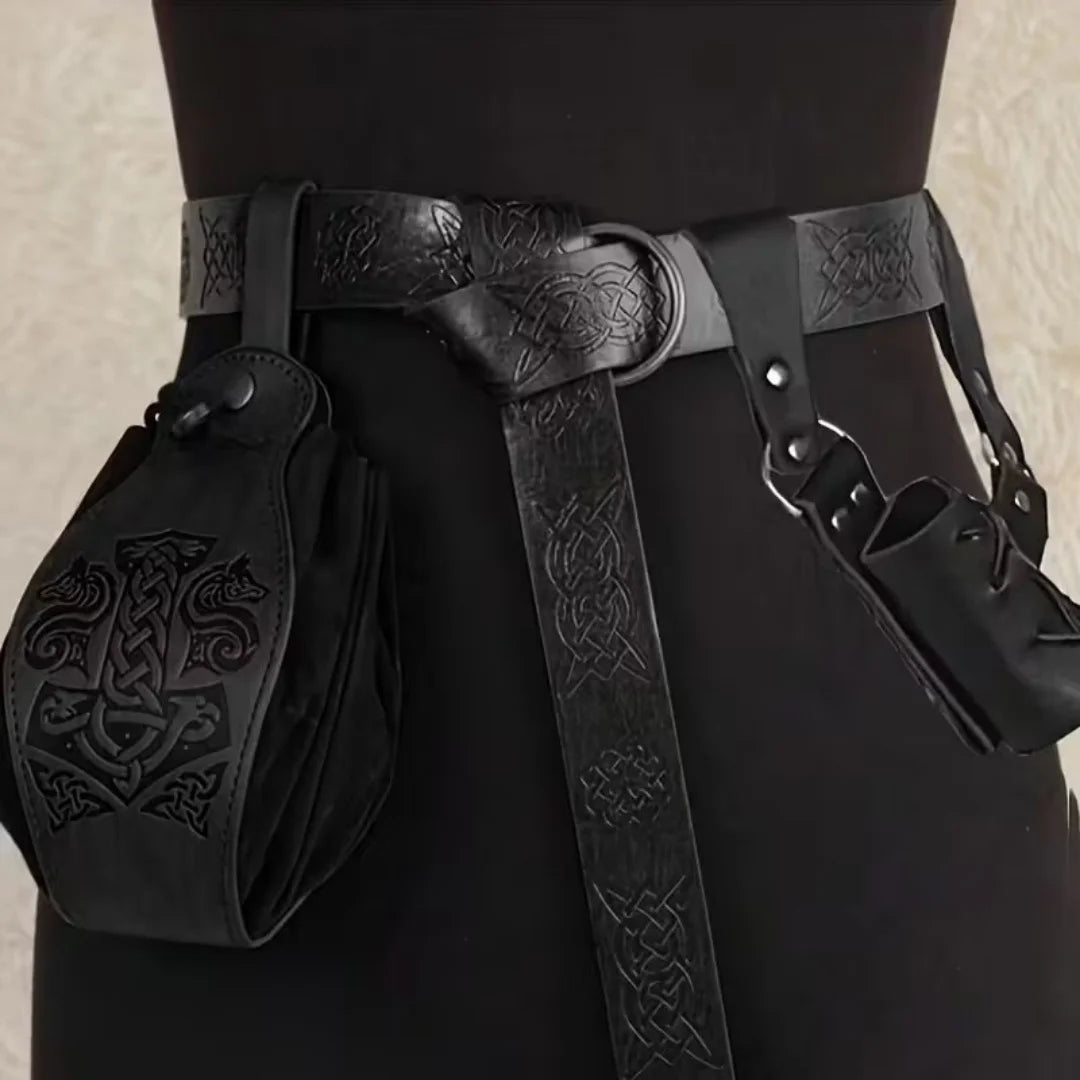 Medieval Knight Belt Renaissance Costume Accessories Sword Holder