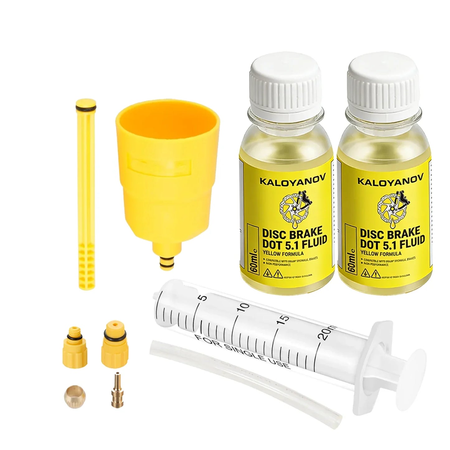 Hydraulic Disc Brake Bleed Kit – Mineral Oil & DOT 5.1 MTB