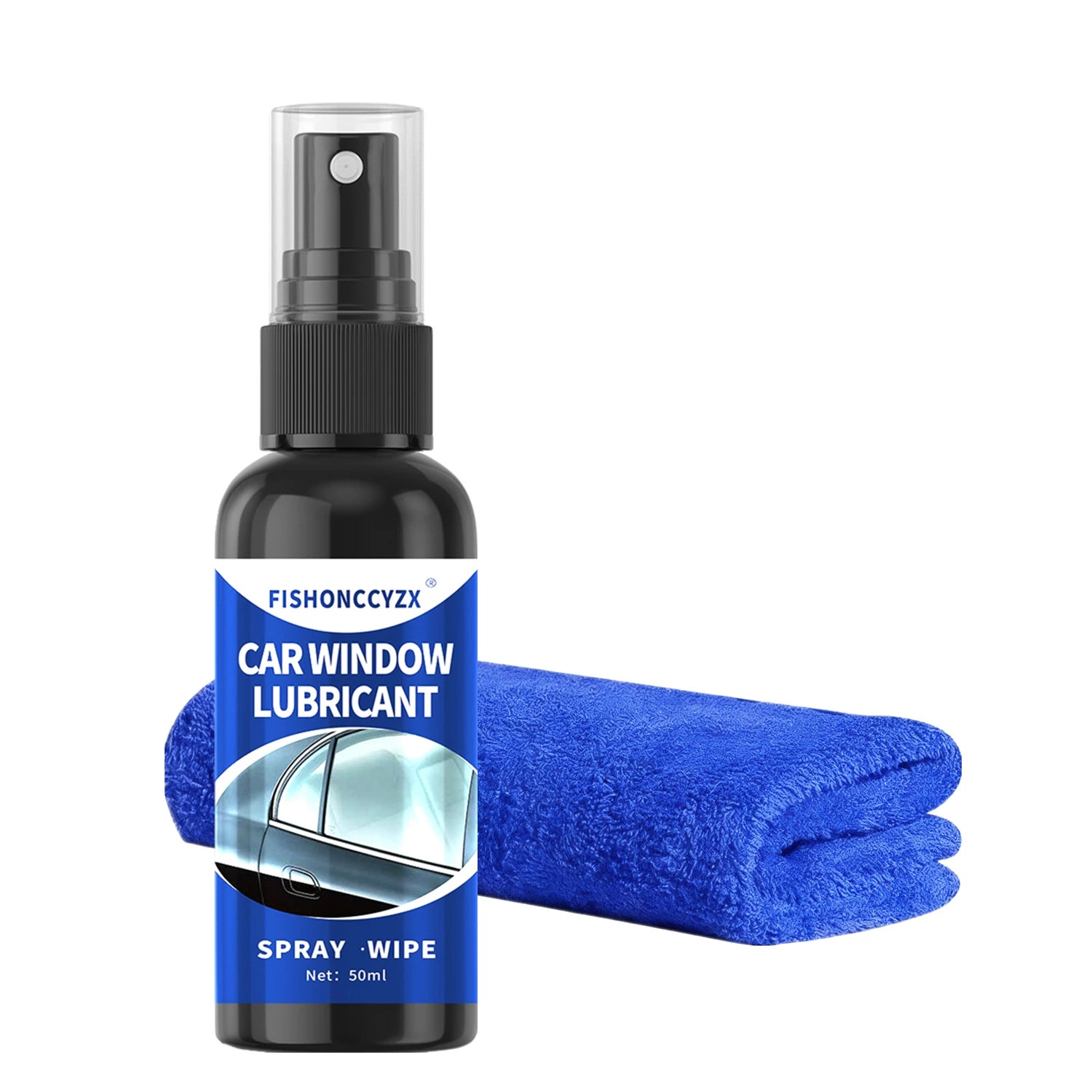50ml Window Lubricant Rubber Door Rubber Strip Car Softening Maintenance Eliminates Noise Universal Car Products Peaceful Pleasures Health and Wellness 50ML SET