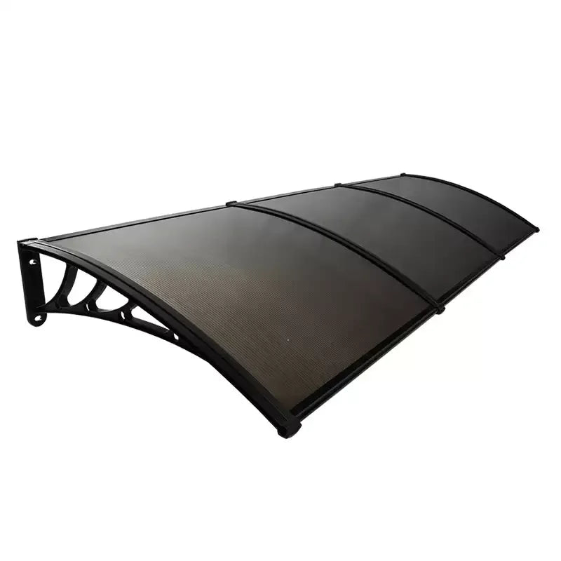 60x300 80x300 Household Application Door & Window Rain Cover Eaves Canopy White & Black Bracket Balcony Awning Peaceful Pleasures Health and Wellness