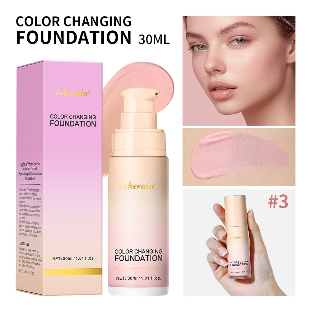Liquid Foundation 4 Shades – Waterproof, Concealing & Long-Wear