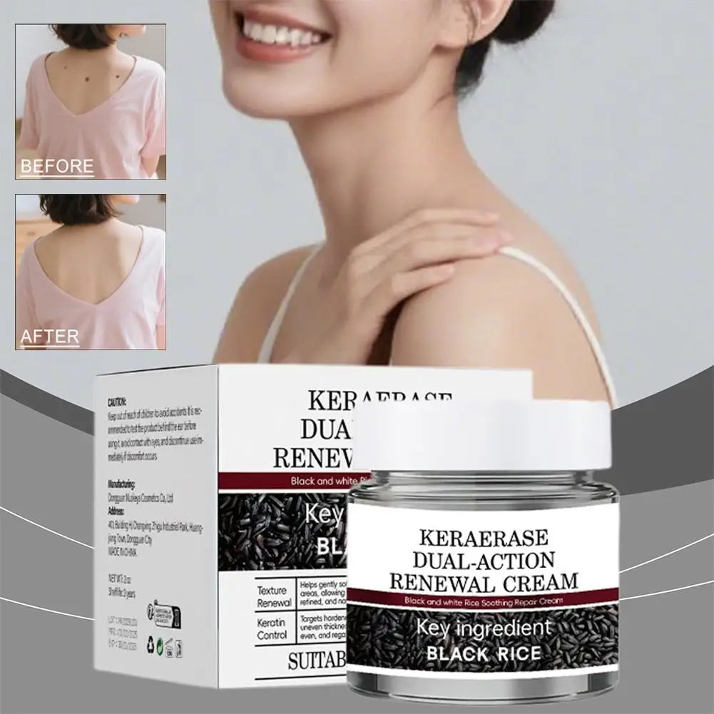 Black Rice Raw Pulp Moisturizing Cream - Hydrates, Evens Skin Tone, Reduces Fine Lines With Rice Extract & Hyaluronate Face Care Peaceful Pleasures Health and Wellness