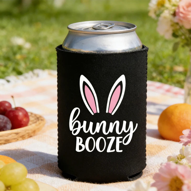 4-Pack Bunny Ear Can Coolers – Easter Basket Stuffers & Party Can Cooler Set Peaceful Pleasures Health and Wellness