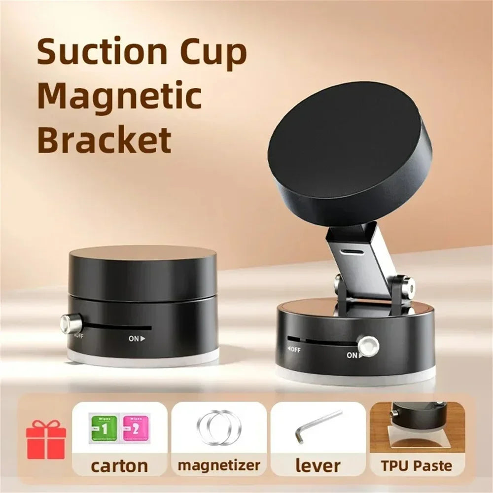 Magnetic Suction Cup Phone Holder – Universal Lazy Stand