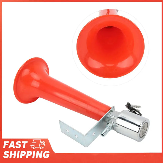 180DB Red Air Horn Universal Purpose 12V 24V Caravan Pressure Whistle Peaceful Pleasures Health and Wellness