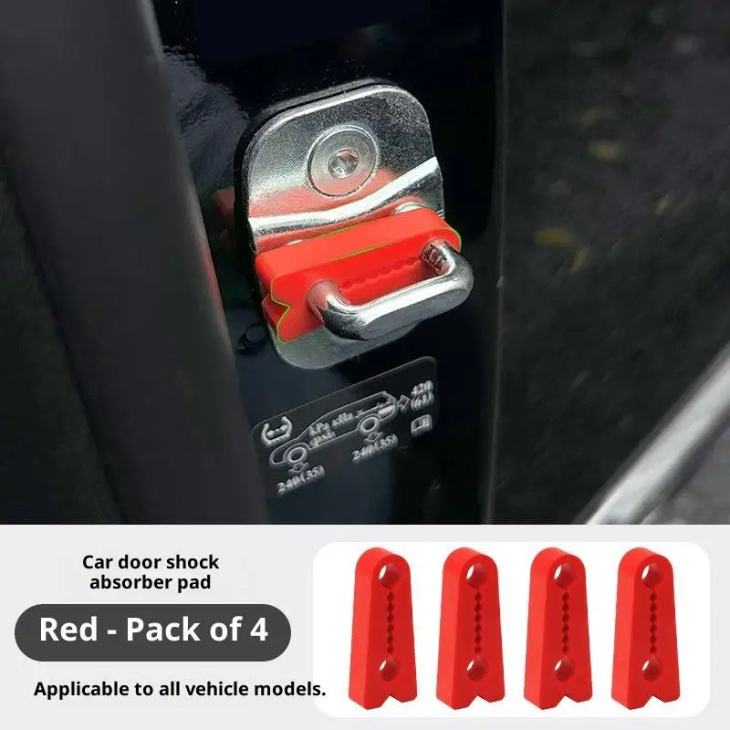 4Pcs Car Door Lock Buffer Pads – Quiet Close for Audi A1 A3 Q2 Q3