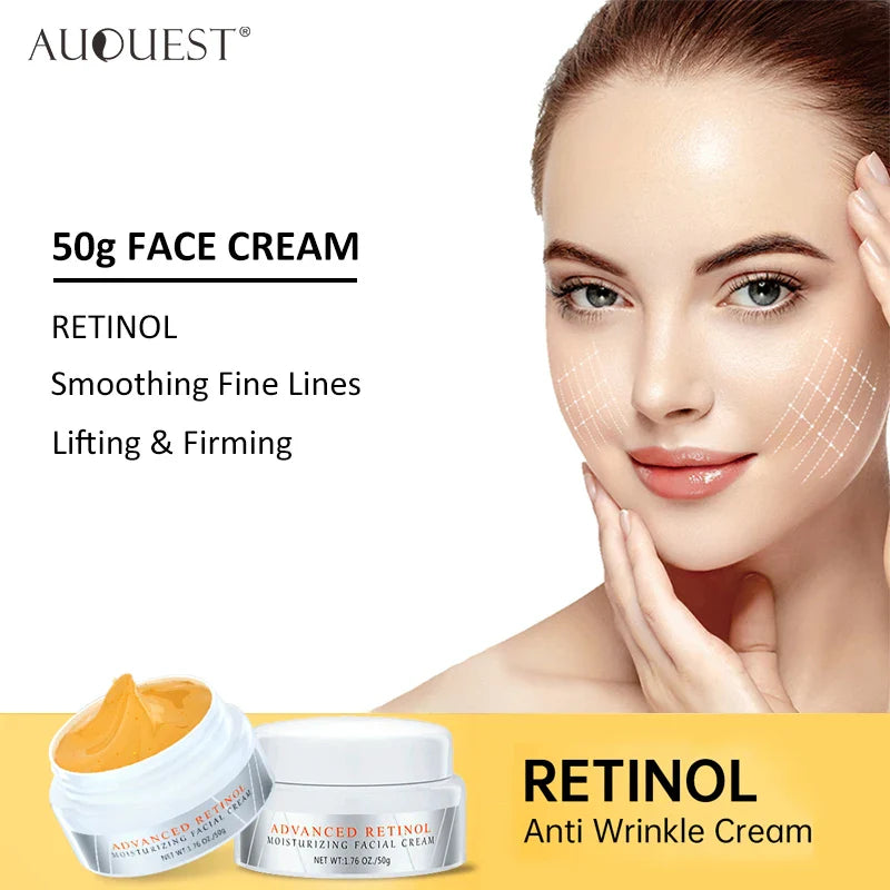 AUQUEST Retinol Face Cream – Anti-Aging & Brightening 50ml