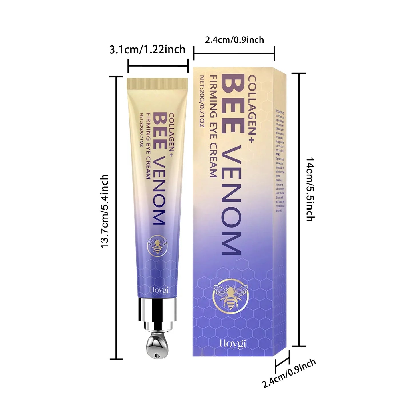 Hoygi Bee Venom Eye Cream – Firming, Anti-Aging & Dark Circles