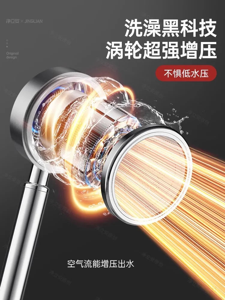 High-Pressure Handheld Shower Head | Water Saving Rainfall Sprayer