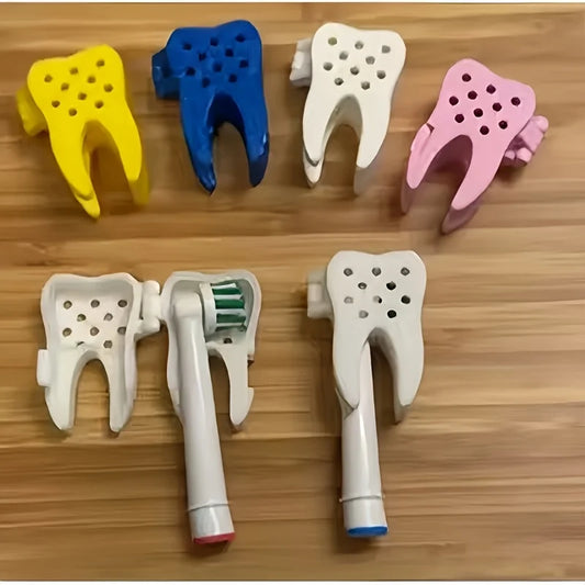 Tooth-Shaped Electric Toothbrush Head Cover | Travel Cap Toothbrush Head Cover Peaceful Pleasures Health and Wellness