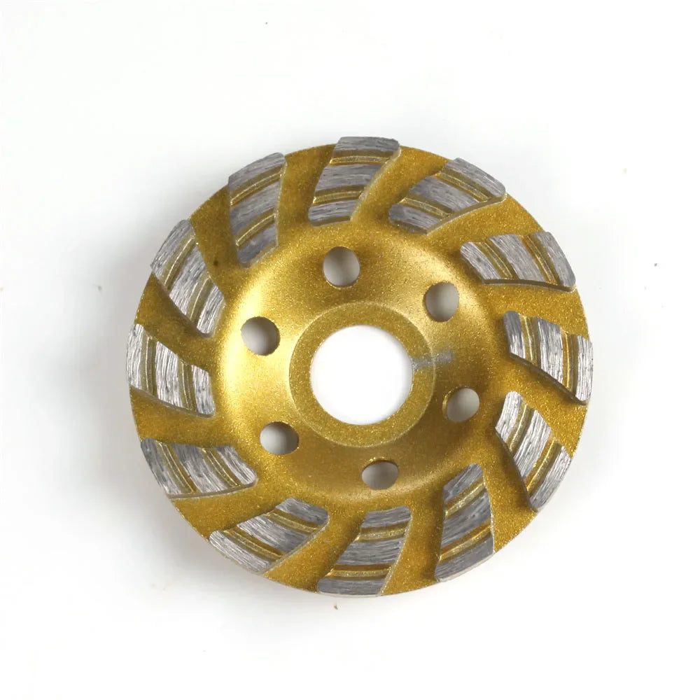 4" Turbo Diamond Grinding Cup Wheel 12 Seg – Angle Grinder Disc