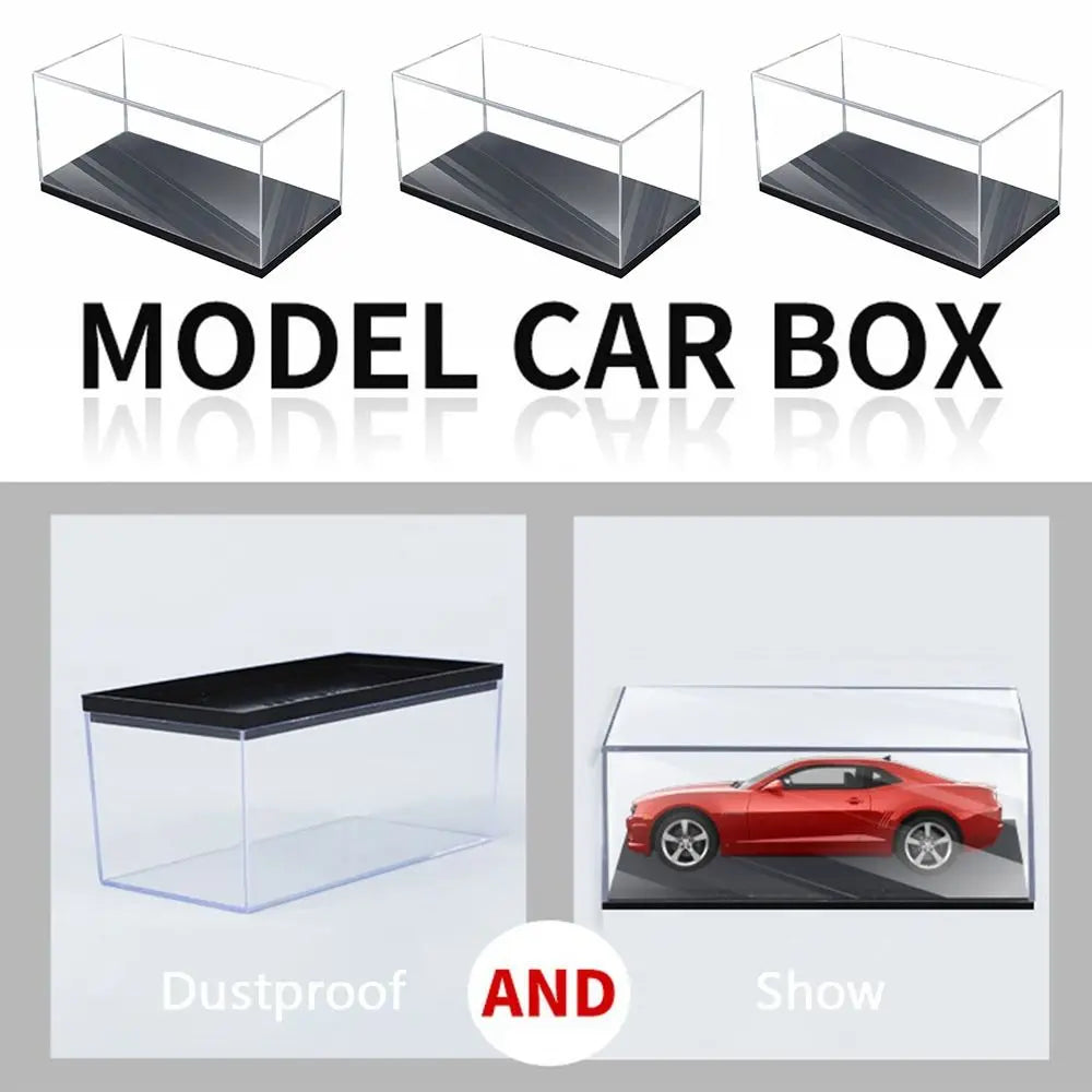 1/64 Diecast Model Car Acrylic Display Box – Dustproof Storage