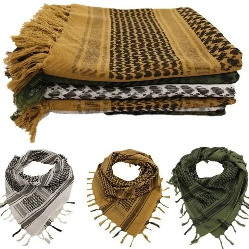 Tactical Shemagh Desert Scarf – Windproof Hiking Wrap Unisex