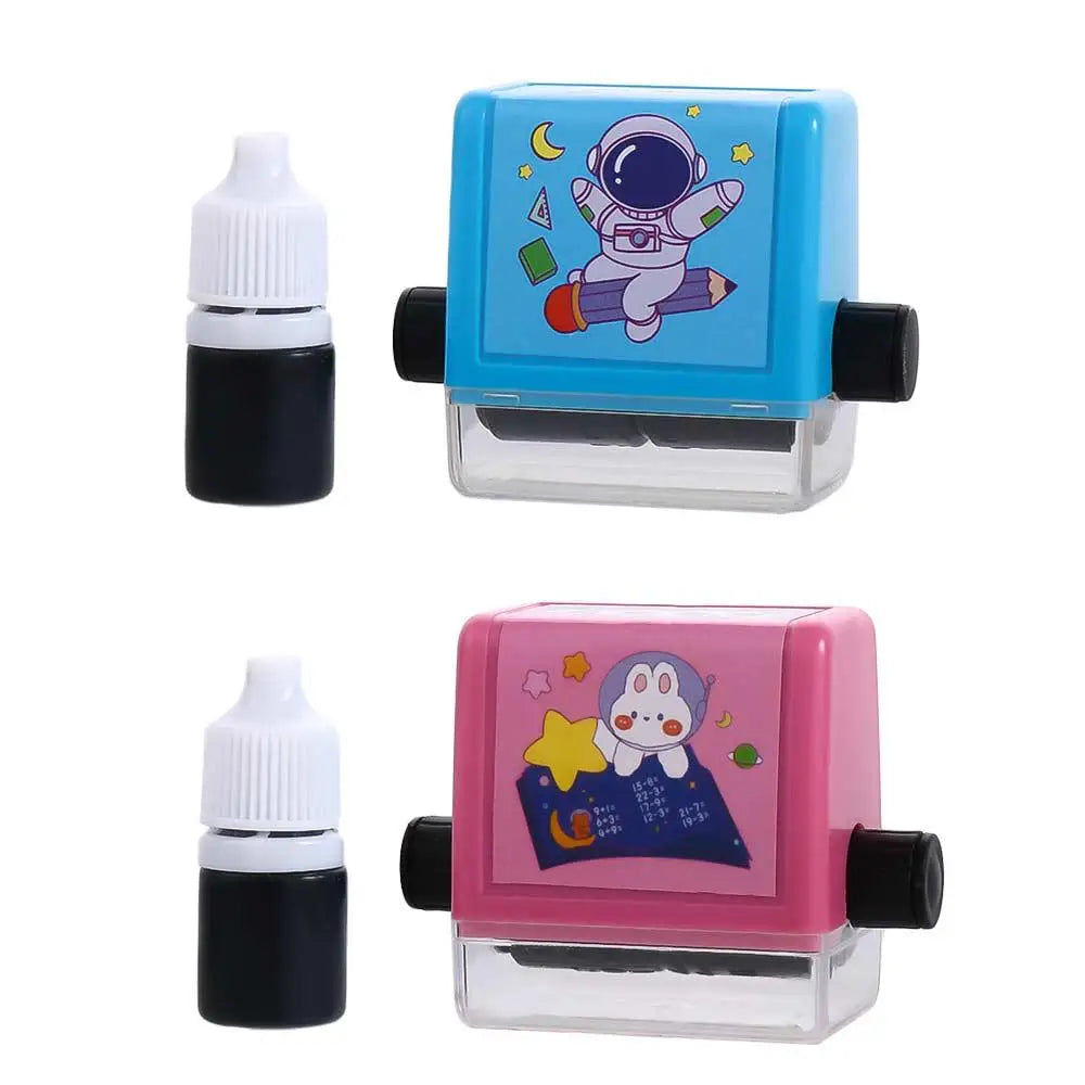 Math Practice Roller Stamp | Division & Arithmetic Rolling Stamp