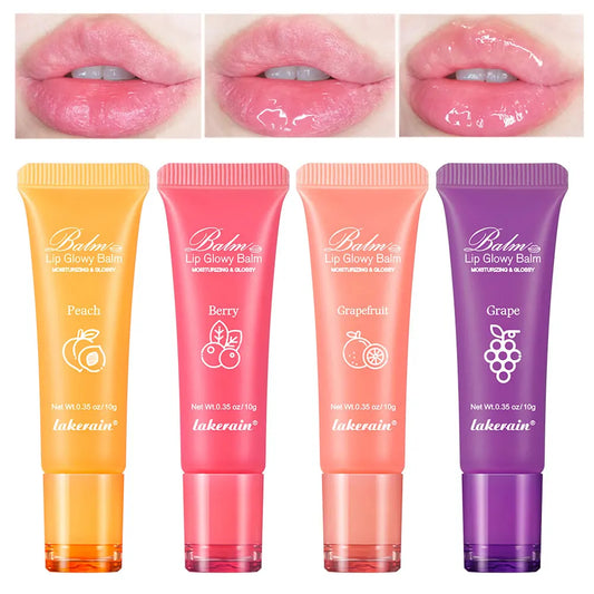 Lip Glow Balm Gel Mask – Moisturizing Peach & Grape | 10g Lip Balm Gel Mask Oasis Select