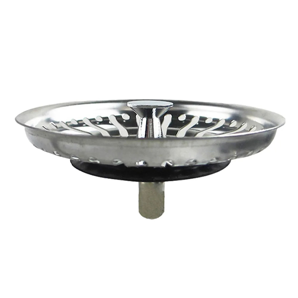 Kitchen Sink Strainer Stopper Stainless Steel Waste Stainer Bathroom
