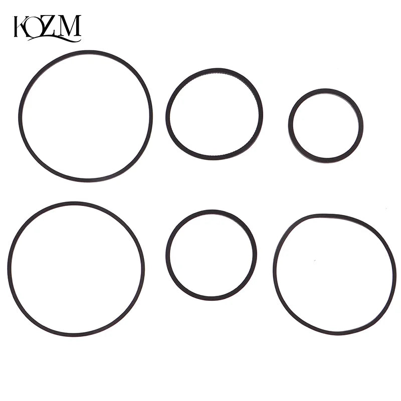 20-Piece Rubber Drive Belt Set for Cassette & CD Players