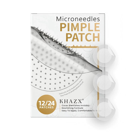 Acne Microneedle Patches 12/24pc – Hydrocolloid Overnight Spots Acne Microneedle Patch Oasis Select