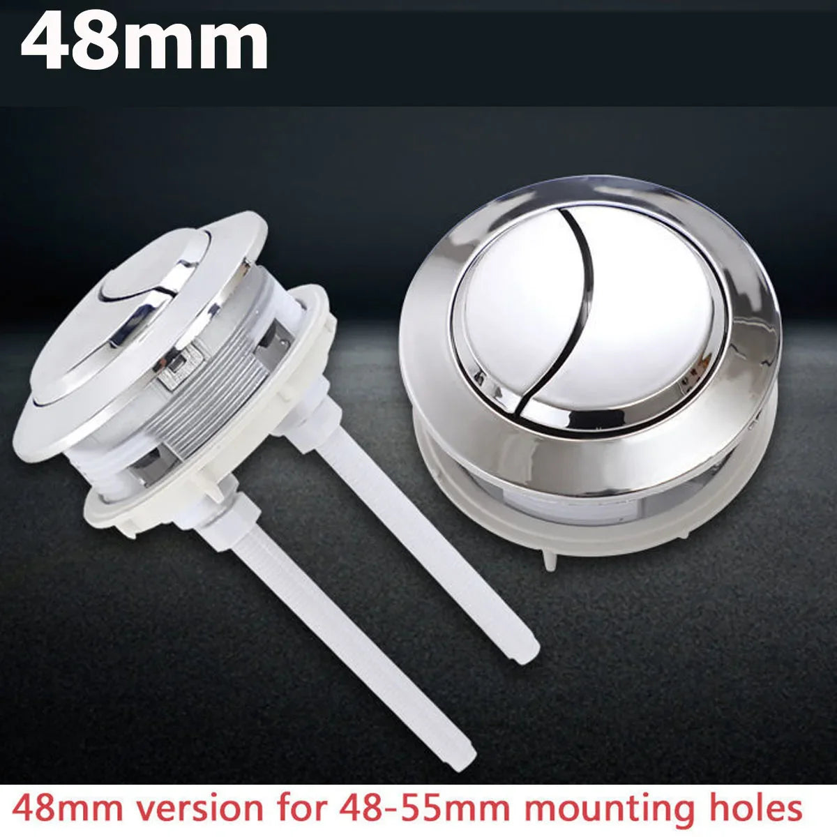 48mm Dual Flush Toilet Push Button | WC Tank Replacement