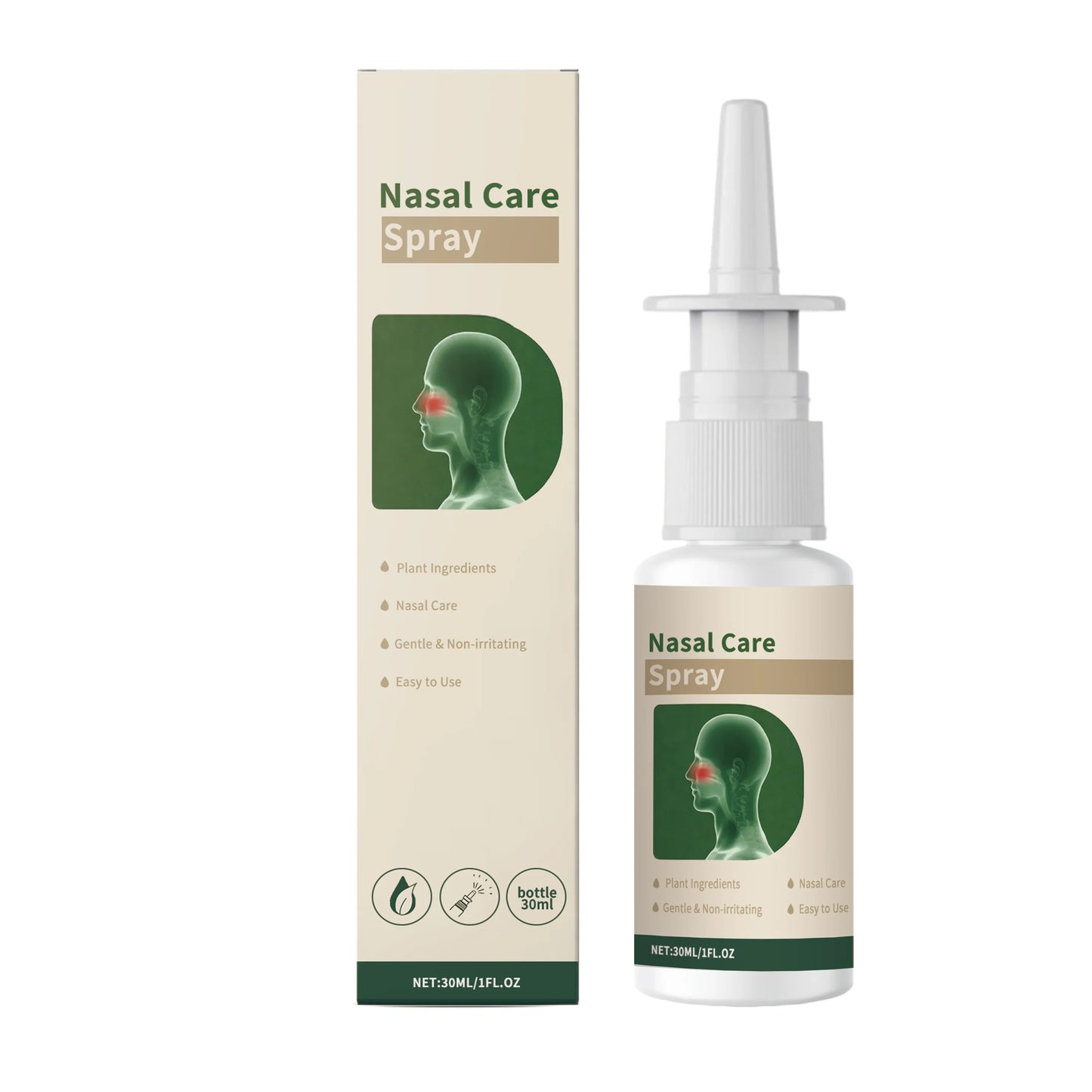 Plant-Based Nasal Cleaning Spray – Congestion & Mucosa Relief