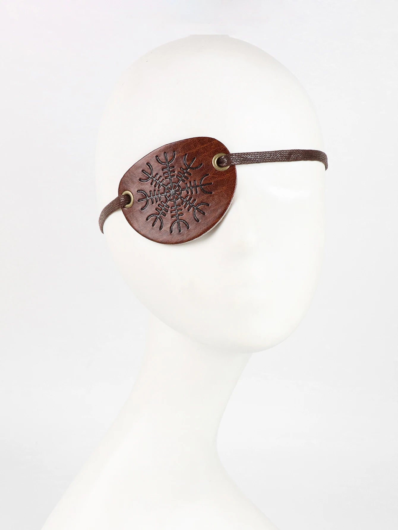 Medieval Steampunk Viking Knight Pirate Vintage Black Faux Leather
