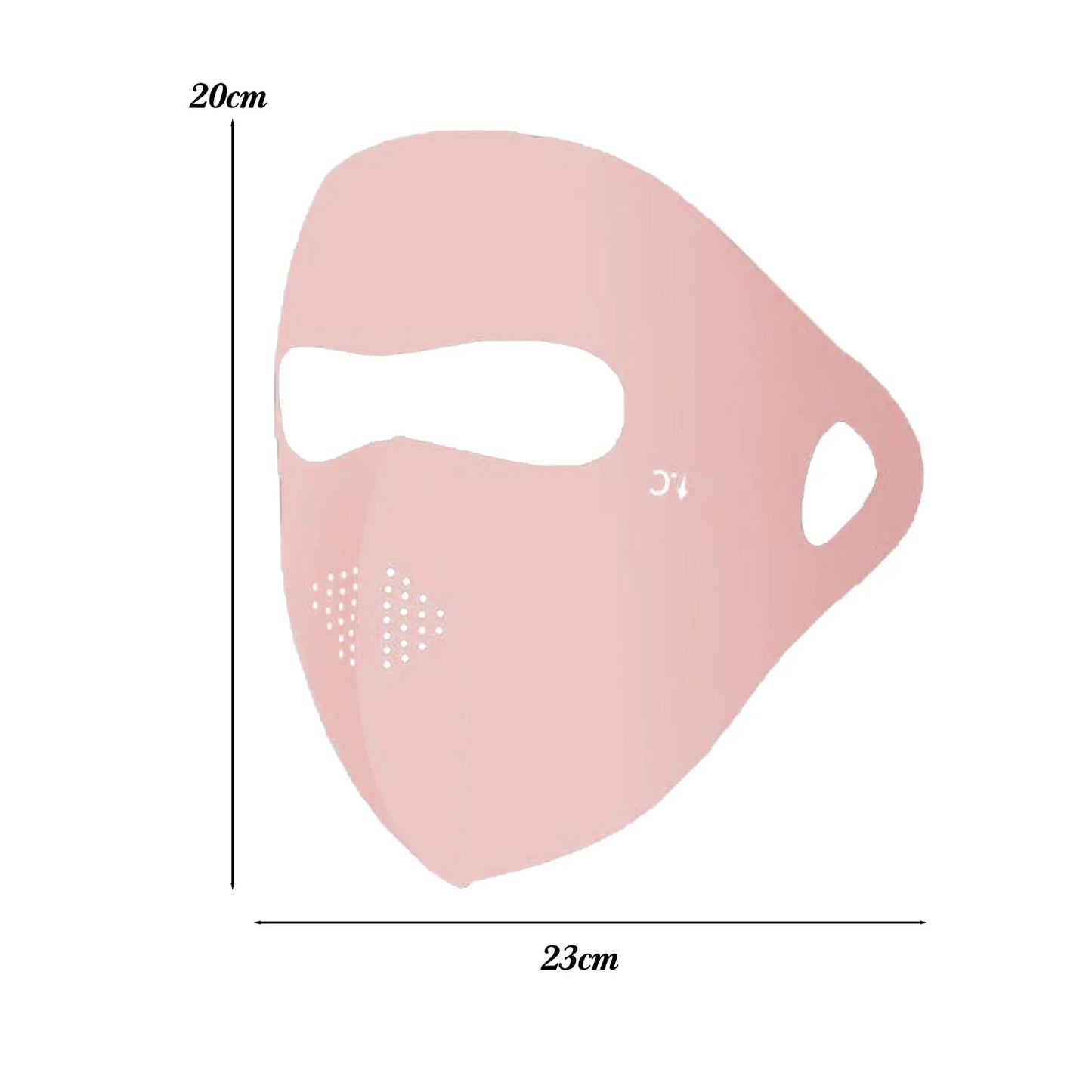 UPF 50+ Ice Silk Full Face Sun Mask – Cooling & UV Protection