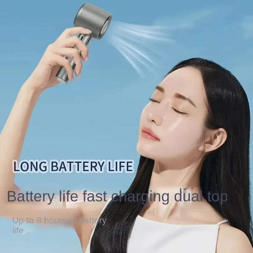 Portable Bladeless Handheld Fan | 120 Speeds USB Rechargeable