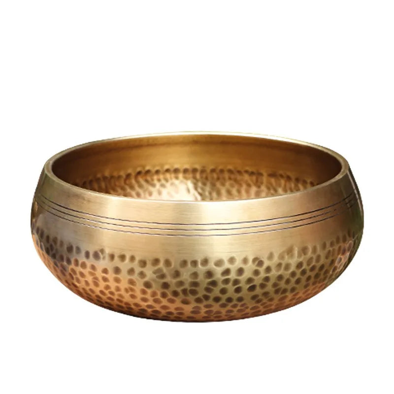 Bronze Bowl Handmade Singingbowl Sanskrit Bowlsound Xizang Bronzebowl