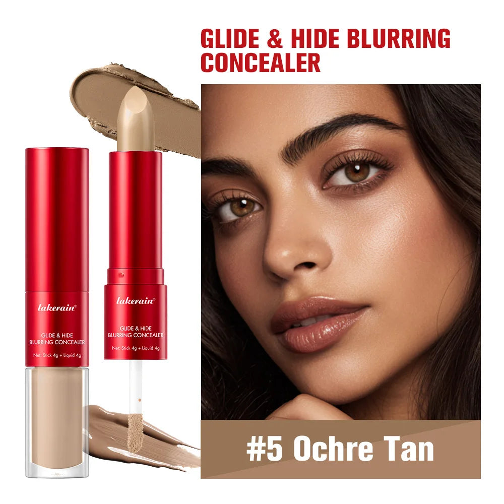 Super Concealer Creamy Glide Blurring Texture Conceals Dark Circles Wrinkles Long Lasting Water Proof Base Makeup Peaceful Pleasures Health and Wellness 5Ochre Tan