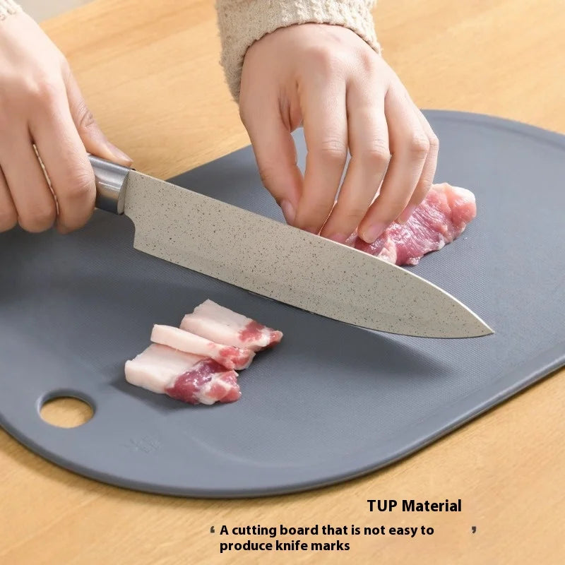 Hot TPU Cutting Board, Antibacterial and Mildew Resistant, Kitchen Double-sided Cutting Board, Wall Mounted Meat Cutting Board Peaceful Pleasures Health and Wellness