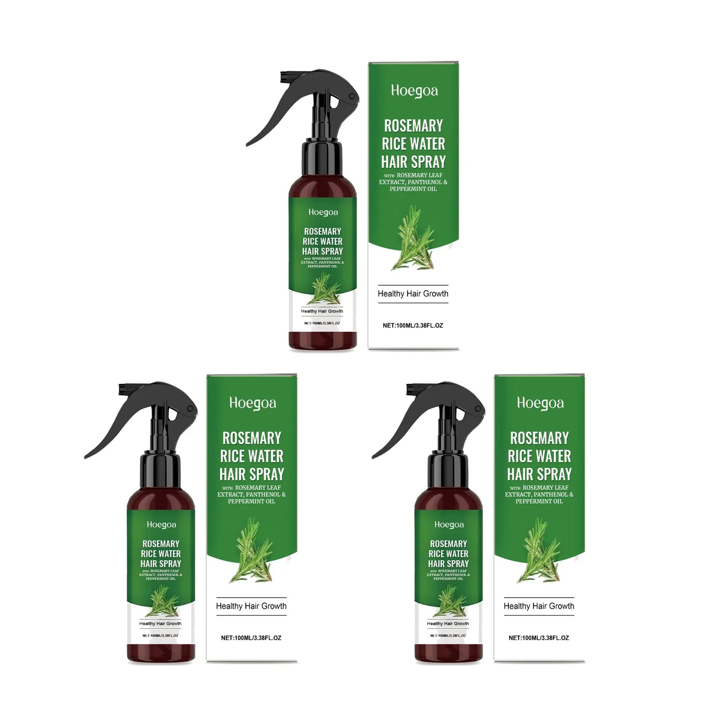 HOEGOA Rosemary Hair Growth Spray – Anti-Baldness Scalp Treatment
